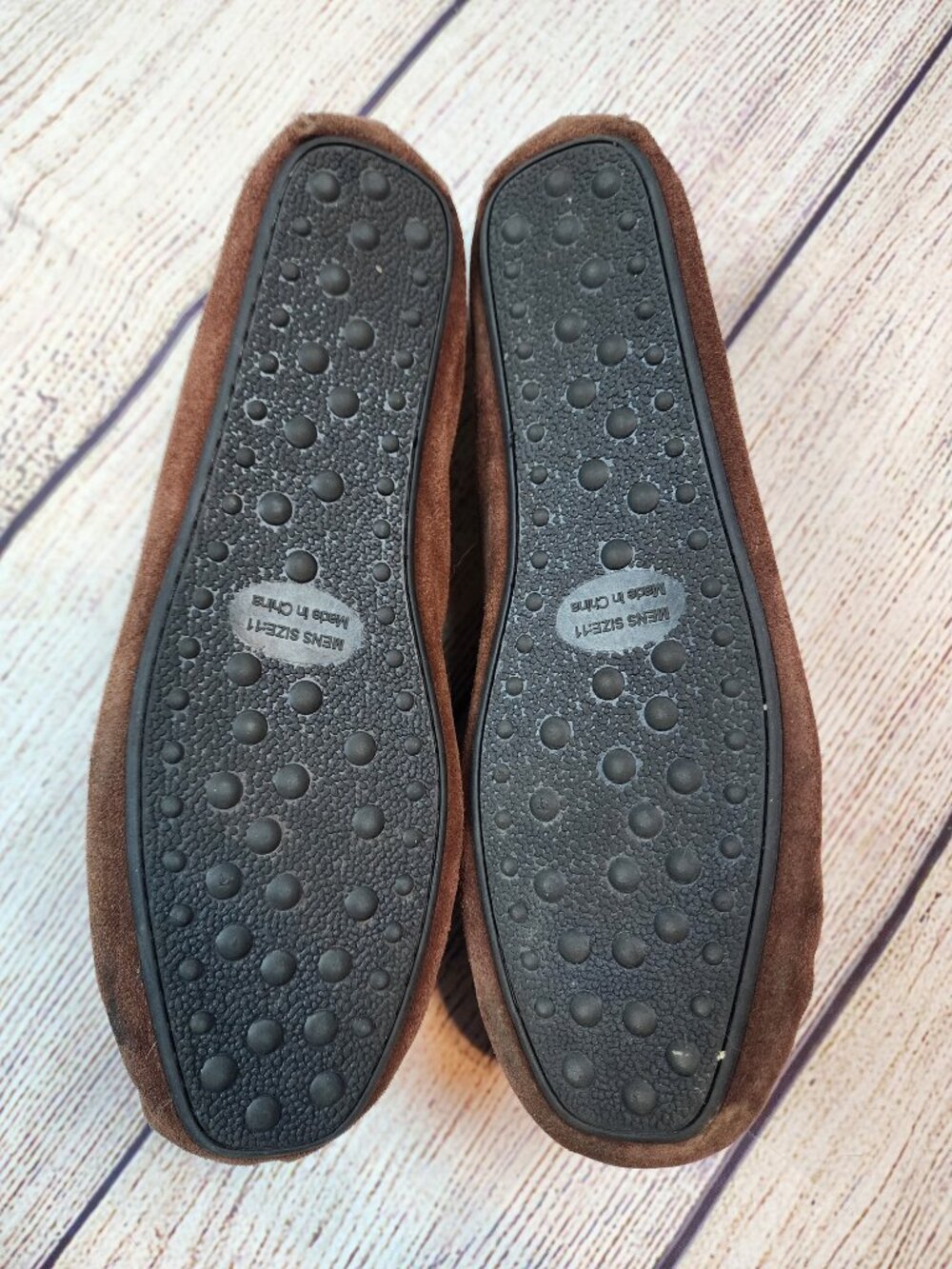 O'Hanlon Mills Carragn Kerry Fringe Leather Suede Moccasins Men Size 11 Heritage - Picture 5 of 9